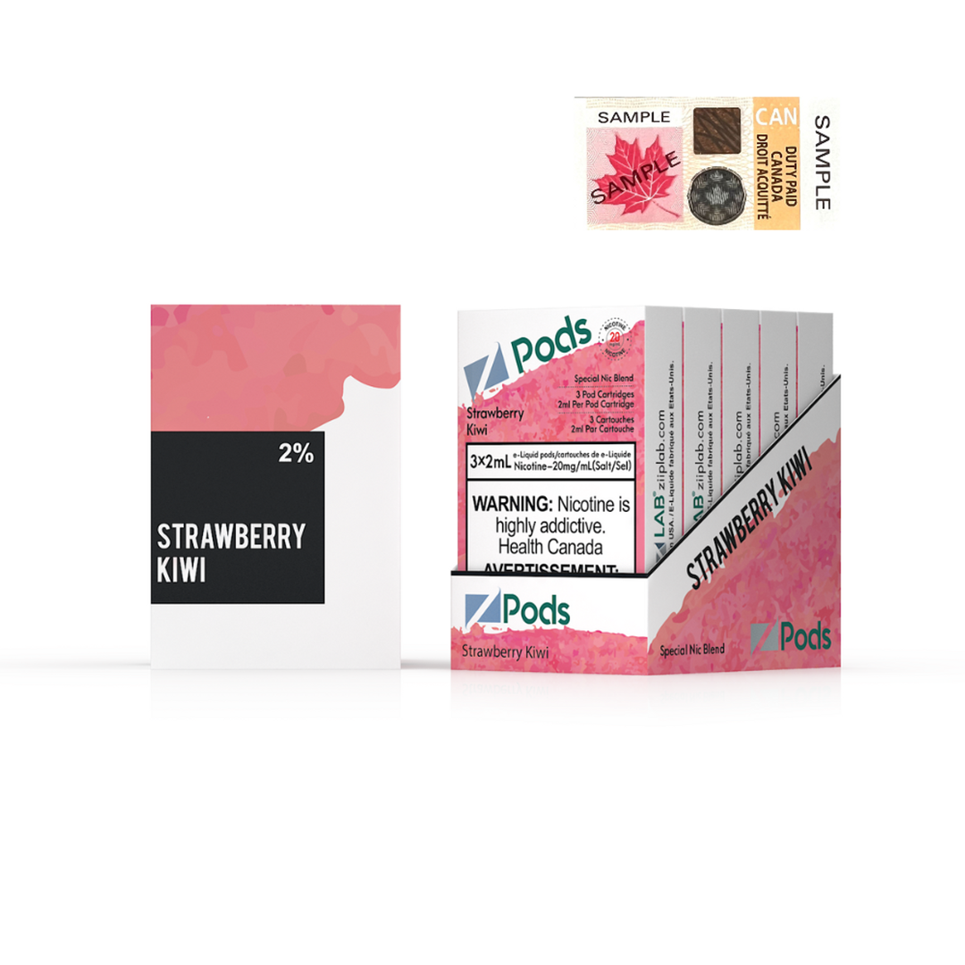 Strawberry Kiwi Zpods S-Pod (STLTH) 3-pack