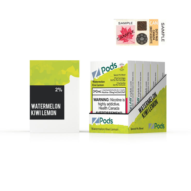 Watermelon Kiwi Lemon Zpods S-Pod (STLTH) 3-pack