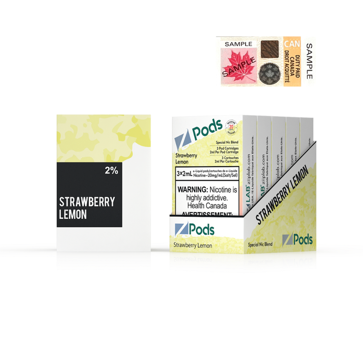 Strawberry Lemon Zpods S-Pod (STLTH) 3-pack