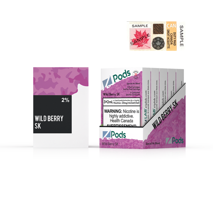 Wild Berry SK Zpods S-Pod (STLTH) 3-pack