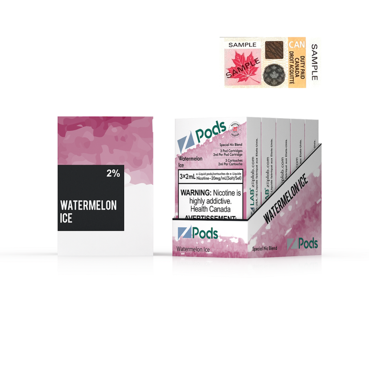 Watermelon Ice Zpods S-Pod (STLTH) 3-pack