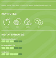 Apple Kiwi Melon Ice - STLTH 5K Rechargeable Disposable Vape