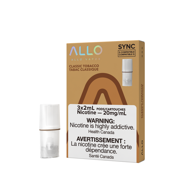 Classic Tobacco Allo Sync Pods 3-Pack