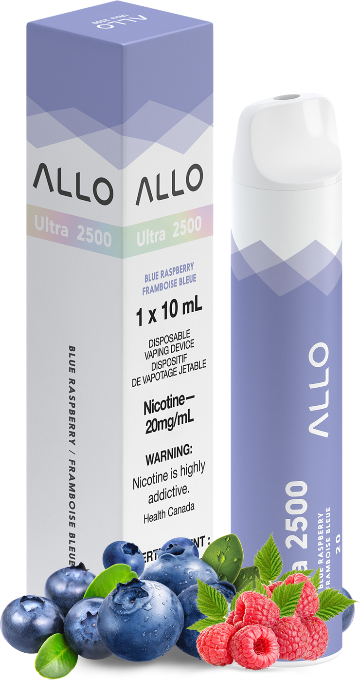 Blue Raspberry Allo Ultra 2500 Puff Disposable Vape