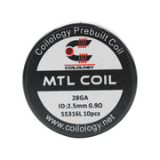 Coilology Pre-built MTL Coils 10-pack