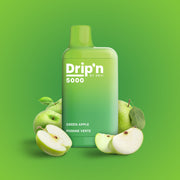 Green Apple - Drip'n by Envi 5000p Rechargeable Disposable Vape