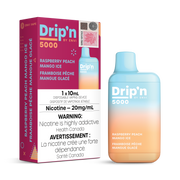 Raspberry Peach Mango Ice - Drip'n by Envi 5000p Rechargeable Disposable Vape