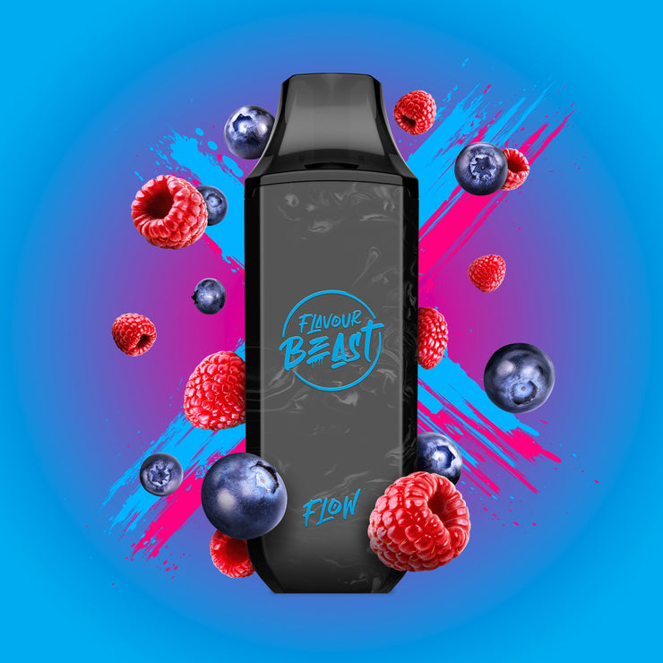 Bomb Blue Razz - Flavour Beast Flow 4000p Rechargeable Disposable Vape