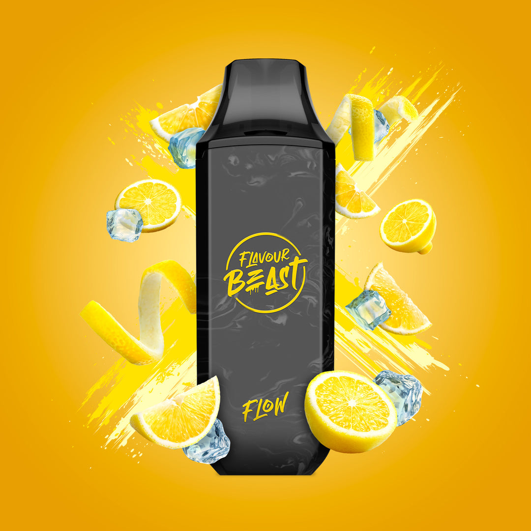 Lemon Squeeze Iced - Flavour Beast Flow 4000p Rechargeable Disposable Vape Puff Disposable Vape [Ontario Stamp]