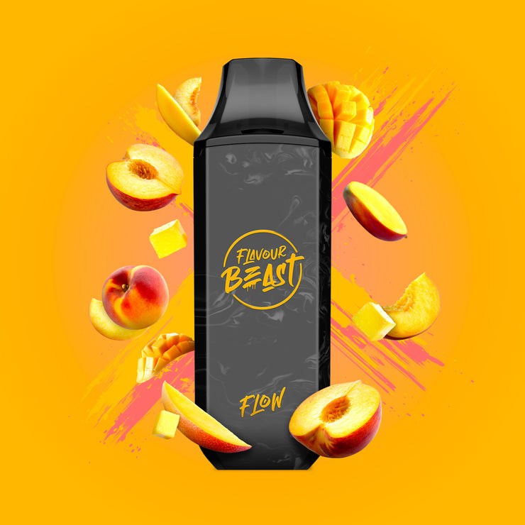 Mad Mango Peach - Flavour Beast Flow 4000p Rechargeable Disposable Vape