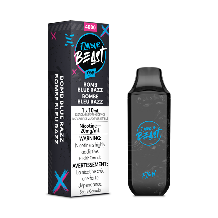 Bomb Blue Razz - Flavour Beast Flow 4000p Rechargeable Disposable Vape