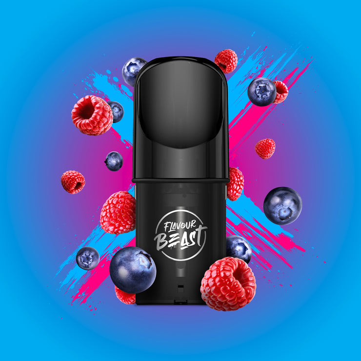 Bomb Blue Razz - Flavour Beast S-Pods (STLTH) 3-pk