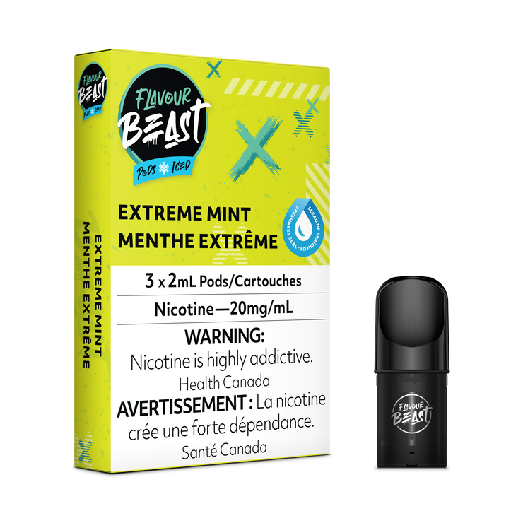 Extreme Mint Iced - Flavour Beast S-Pods (STLTH) 3-pk