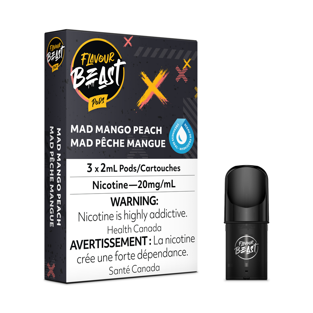 Mad Mango Peach - Flavour Beast S-Pods (STLTH) 3-pk