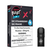 Sic Strawberry Iced - Flavour Beast S-Pods (STLTH) 3-pk
