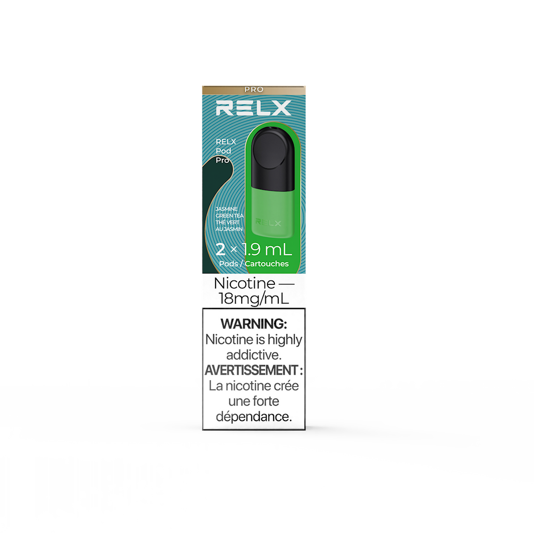 Jasmine Green Tea (Milk Tea Shop) RELX Pro Pods 2-pack [Federal Stamp]