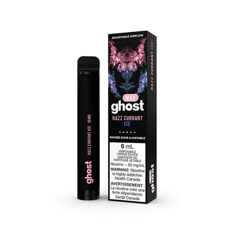Razz Currant Ice - Ghost Max 2000 Puff Disposable