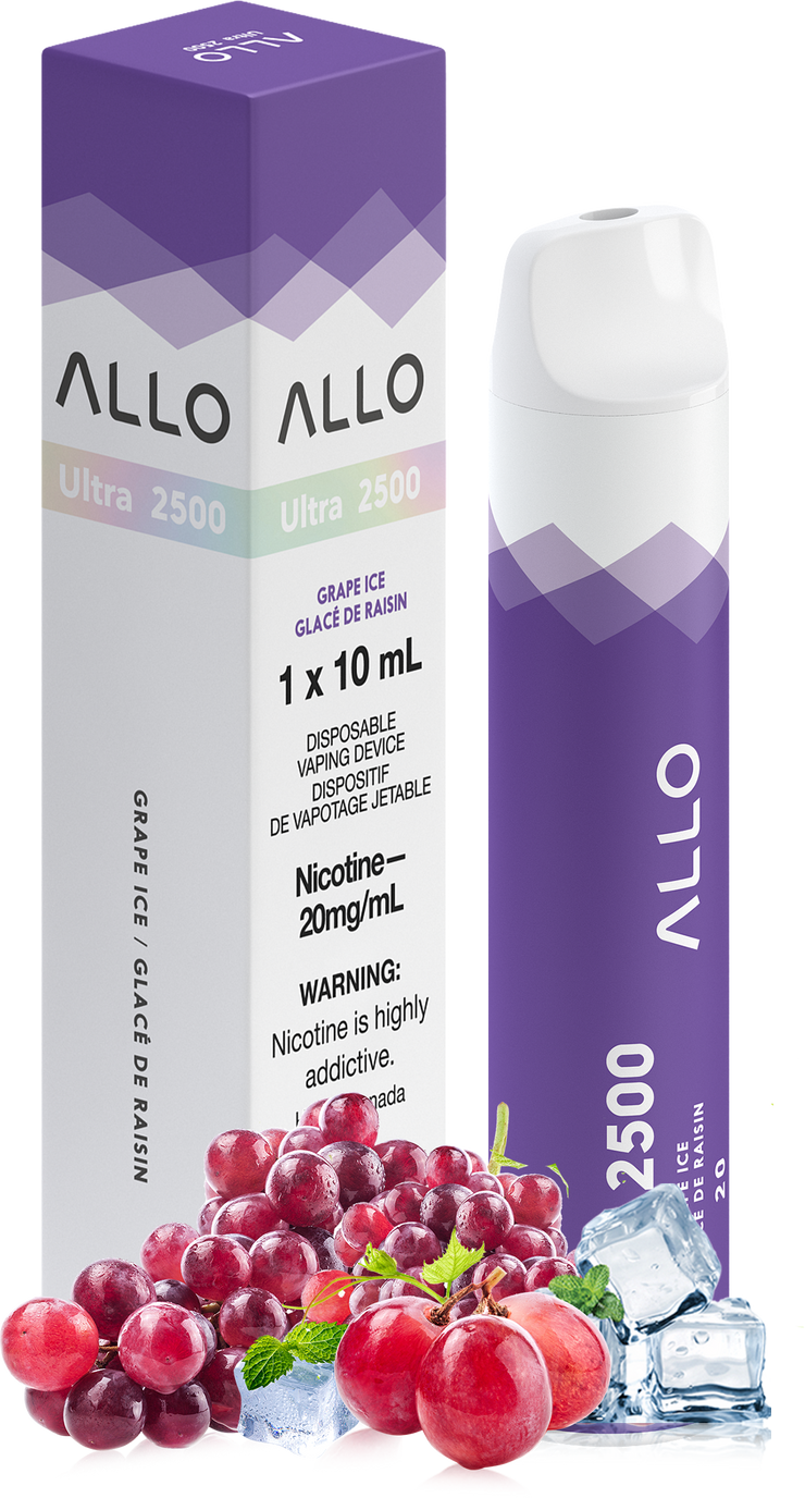 Grape Ice Allo Ultra 2500 Puff Disposable Vape