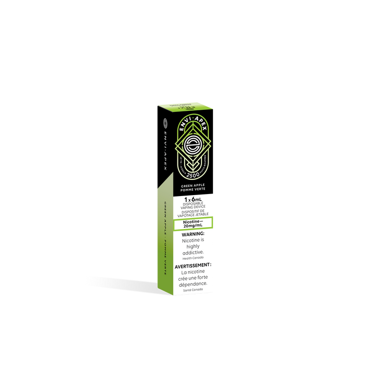Green Apple - ENVI Apex 2500 Puff Disposable Vape
