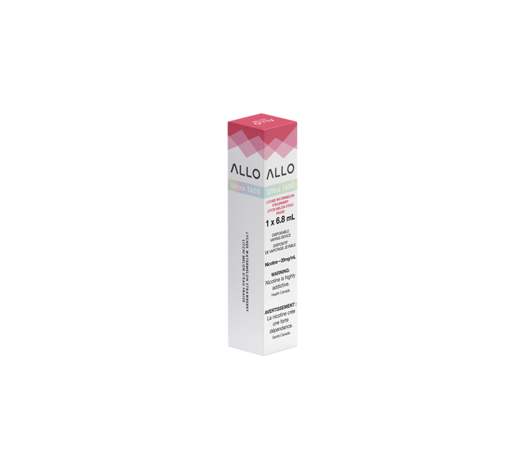 Lychee Watermelon Strawberry Allo Ultra 1600 Puff Disposable Vape