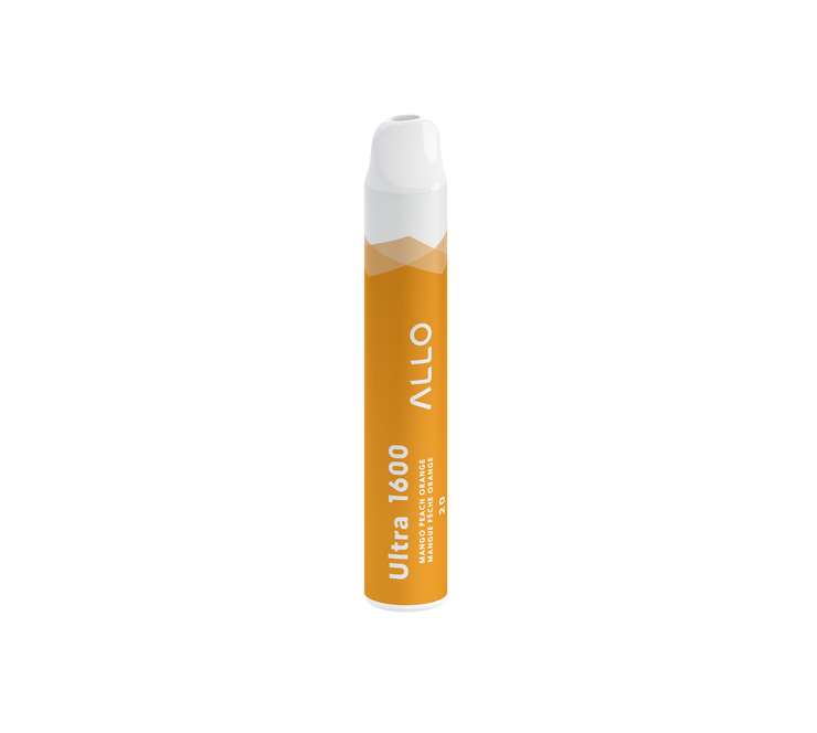 Mango Peach Orange Allo Ultra 1600 Puff Disposable Vape