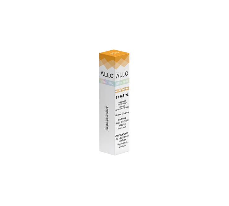 Mango Peach Orange Allo Ultra 1600 Puff Disposable Vape