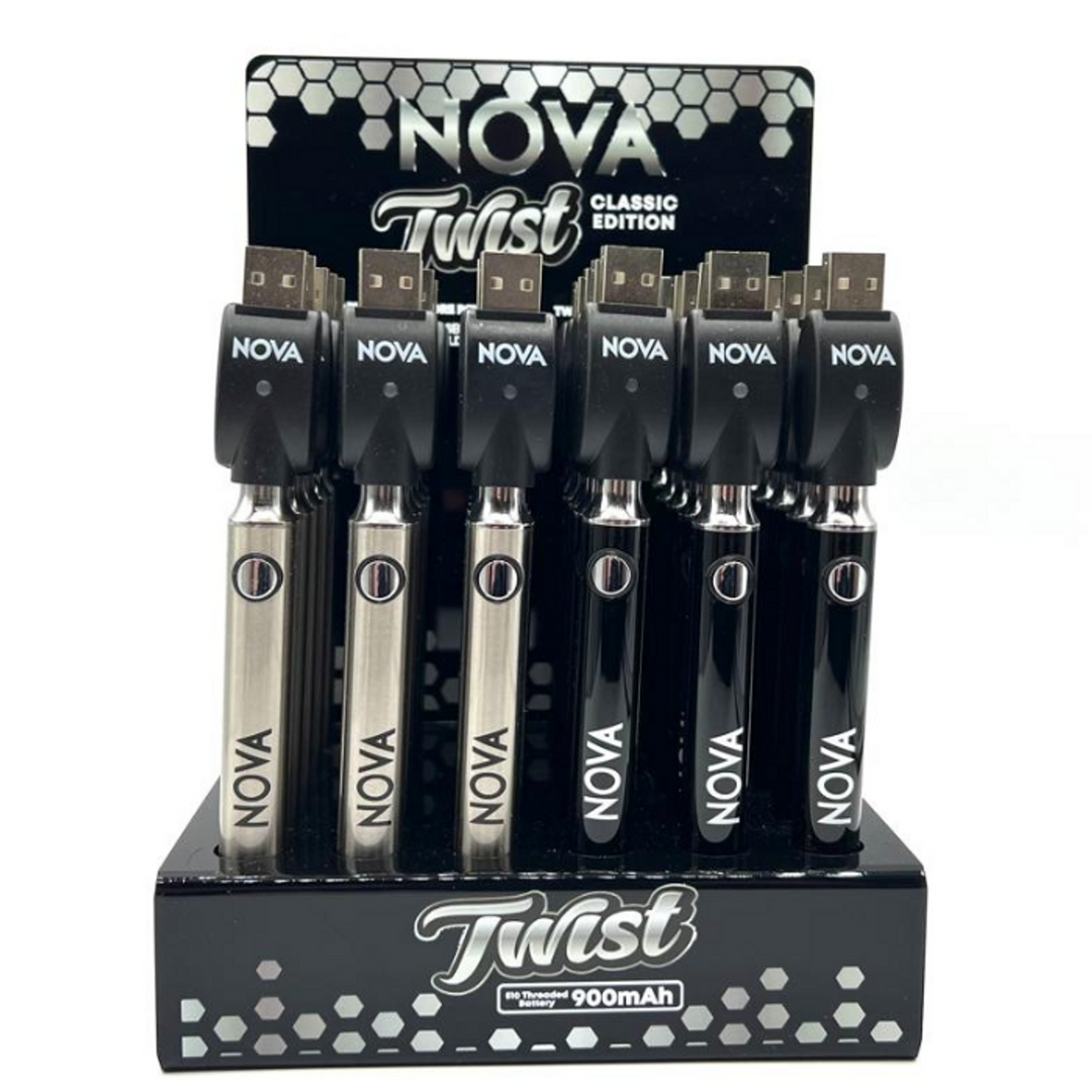 Nova 510 Twist 900mAh Battery & Charger - Classic Edition Clear Sky Vapes Inc. Nova 510 Twist 900mAh Battery & Charger - Classic Edition Clear Sky Vapes Inc.