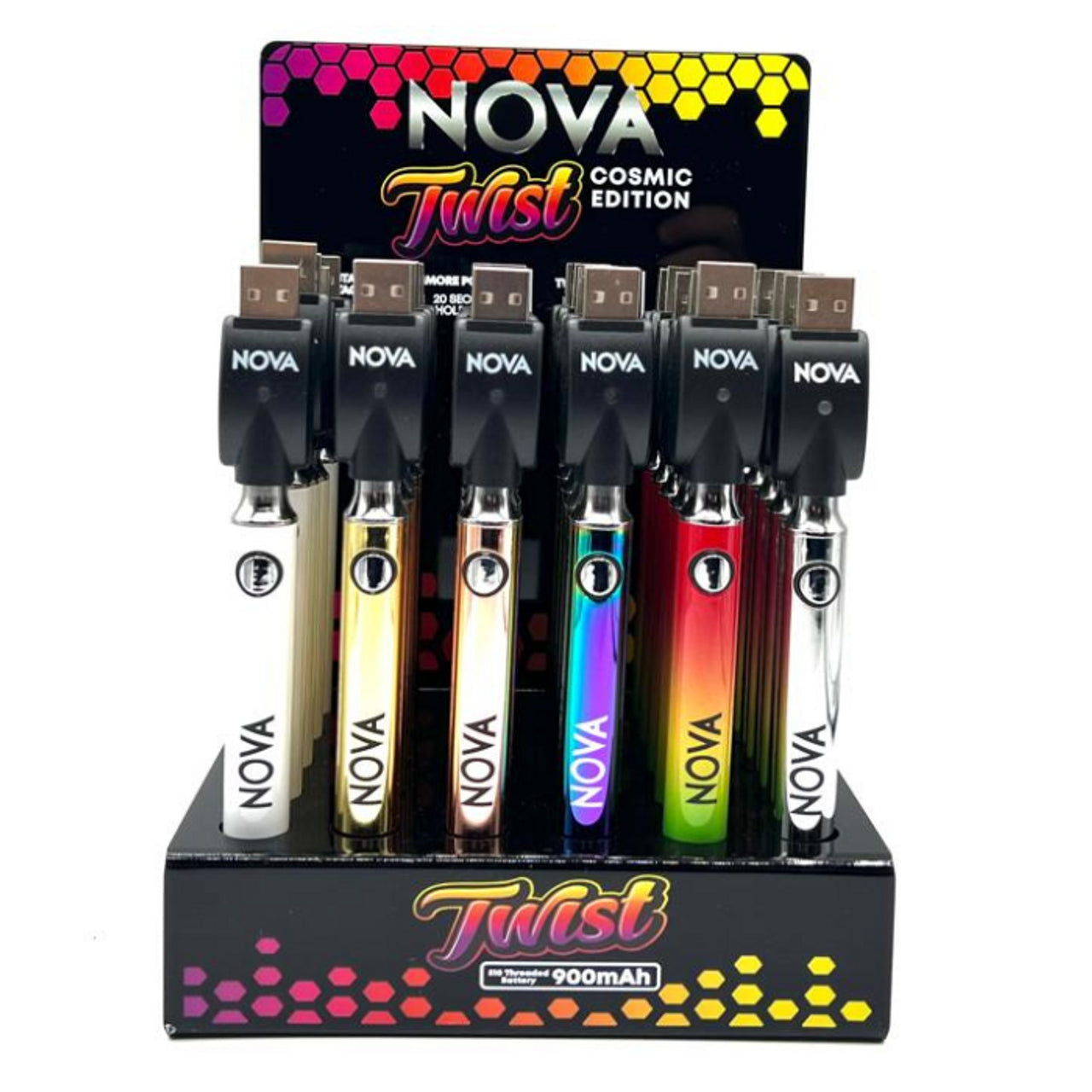 Nova Battery- Rechargeable with Four Color Choices - Bear Rootz