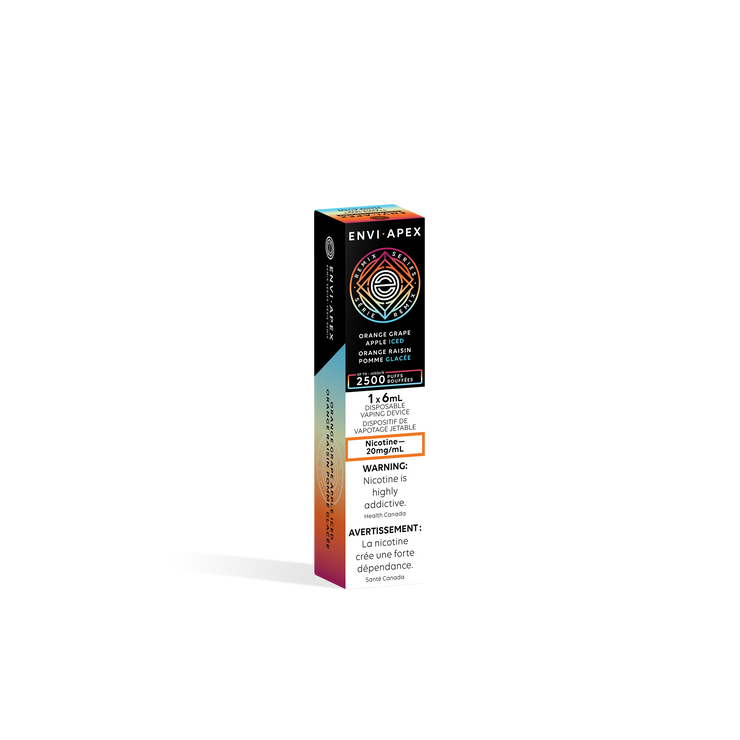Orange Grape Apple Iced - ENVI Apex Remix 2500 Puff Disposable Vape