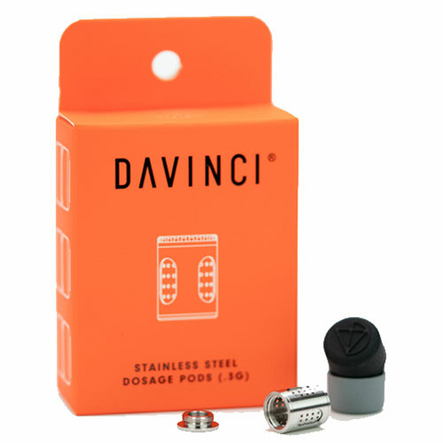 DaVinci Stainless Steel Dosage Pods (0.3g) for IQC/IQ2 6-pack