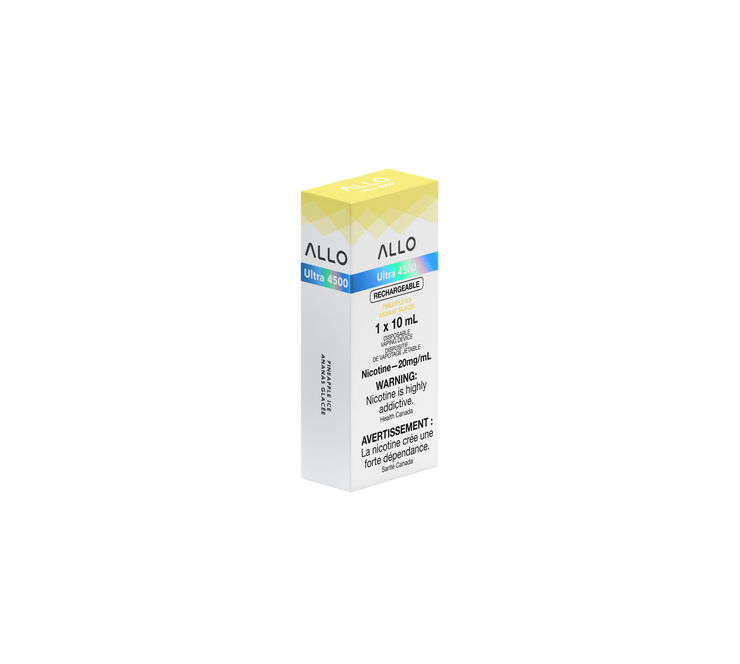 Pineapple Ice Allo Ultra 4500 Puff Rechargeable Disposable Vape (Final Clearance)