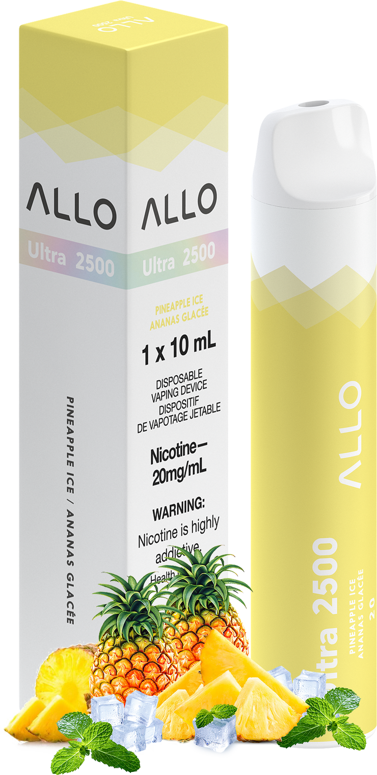 Pineapple Ice Allo Ultra 2500 Puff Disposable Vape (Clearance)
