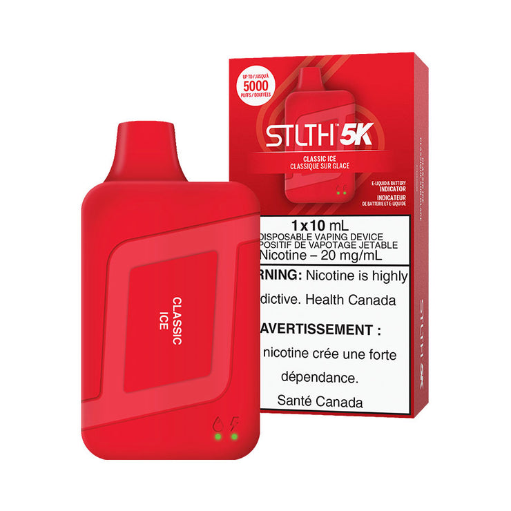 Classic Ice - STLTH 5K Rechargeable Disposable Vape