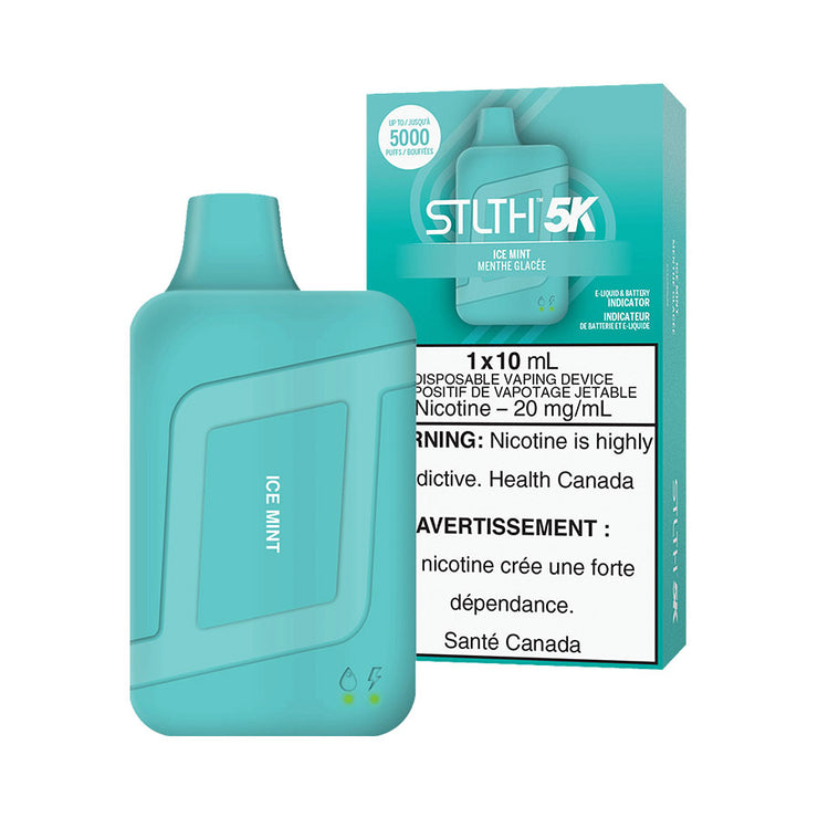 Ice Mint - STLTH 5K Rechargeable Disposable Vape