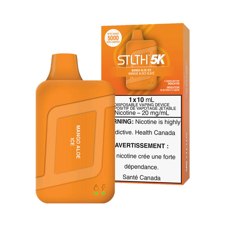 Mango Aloe Ice (Clearance) - STLTH 5K Rechargeable Disposable Vape