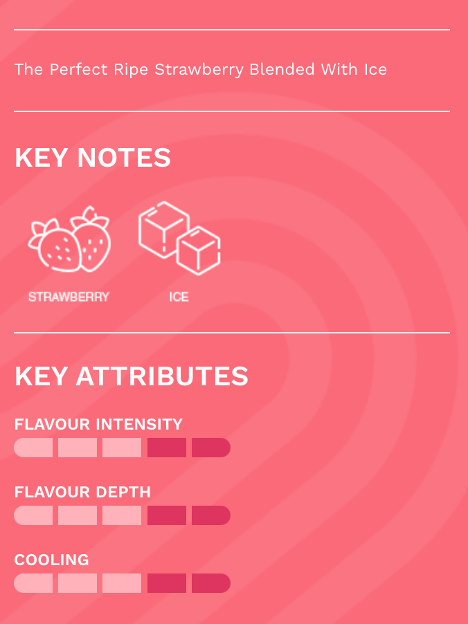 Strawberry Ice - STLTH 5K Rechargeable Disposable Vape
