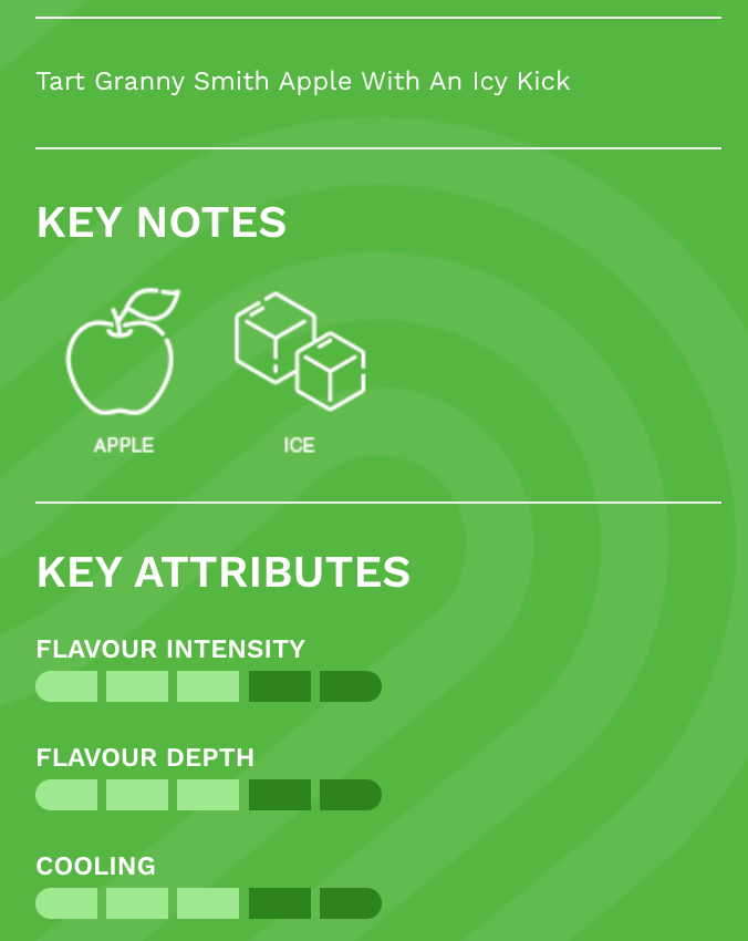 Green Apple Ice - STLTH 3K Disposable Vape