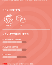 Peach Ice - STLTH 3K Disposable Vape