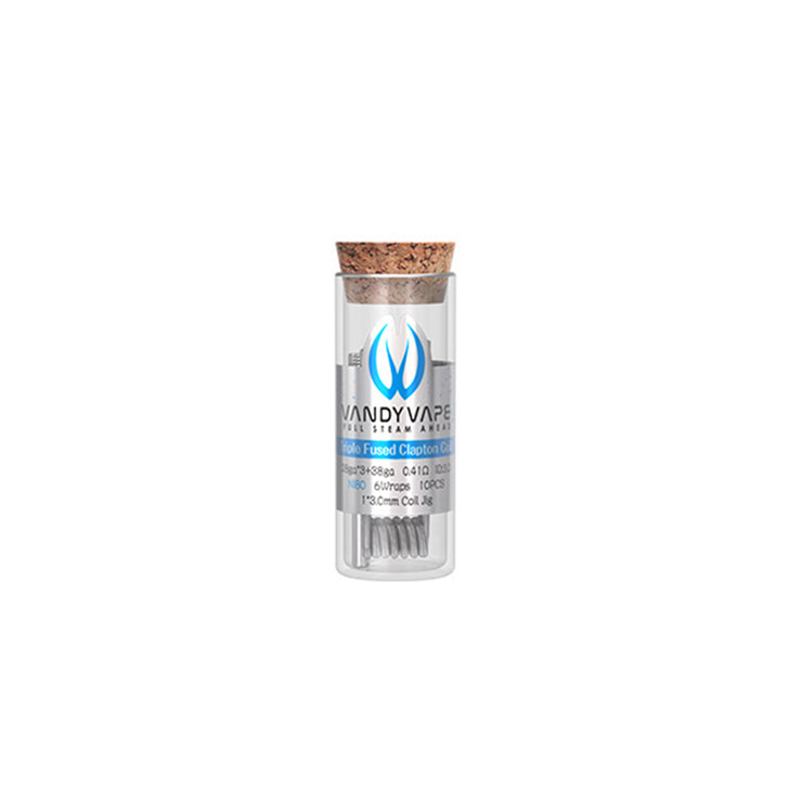 N80 Triple Fused Clapton Coil (10-pack)