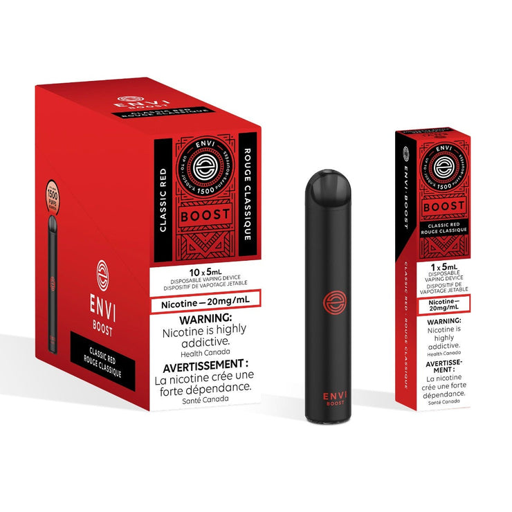 Classic Red (Cola) - ENVI Boost 1500 Puff Disposable Vape
