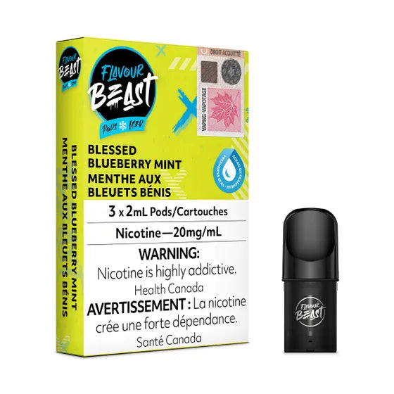 Blessed Blueberry Mint Iced - Flavour Beast S-Pods (STLTH) 3-pk