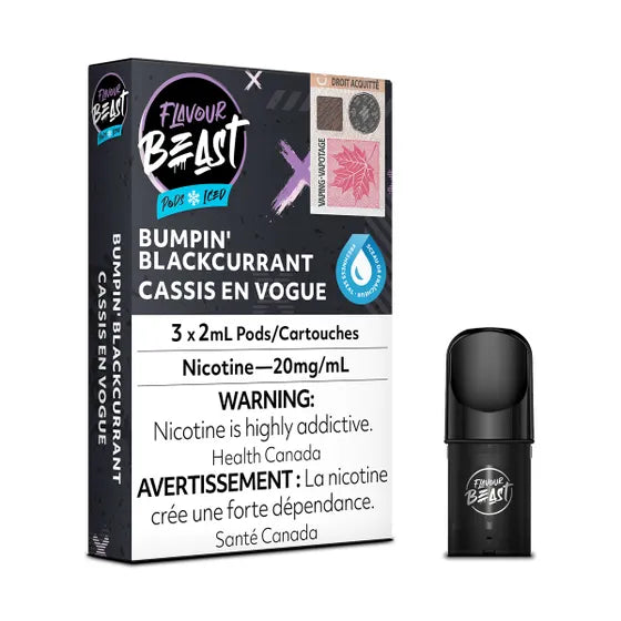 Bumpin' Blackcurrant Iced - Flavour Beast S-Pods (STLTH) 3-pk