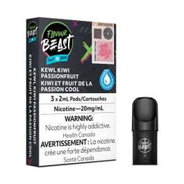 Kewl Kiwi Passionfruit Iced - Flavour Beast S-Pods (STLTH) 3-pk