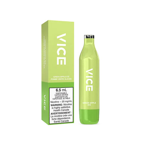 Green Apple Ice - VICE 2500 Puff Disposable Vape