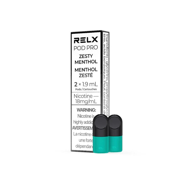Zesty Menthol (Lime Mint) RELX Pro Pods 2-pack