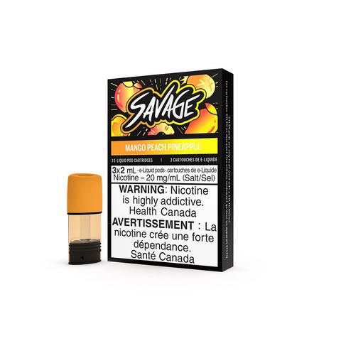 Mango Peach Pineapple STLTH Savage Pods 3-pack