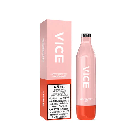 Strawberry Ice  - VICE 2500 Puff Disposable Vape