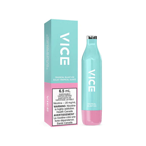 Tropical Blast Ice (Fruit Punch) - VICE 2500 Puff Disposable Vape